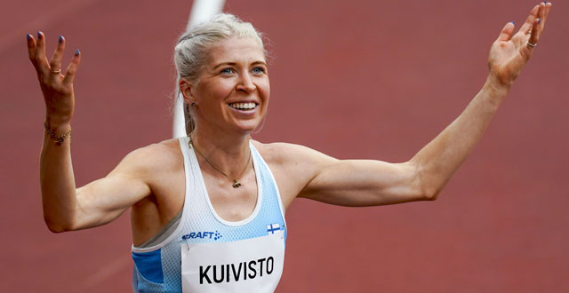 Juoksija Sara Kuivisto teki Tokiossa peräti neljä Suomen ennätystä.