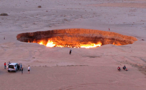 Helvetin portti, kraateri, Turkmenistan