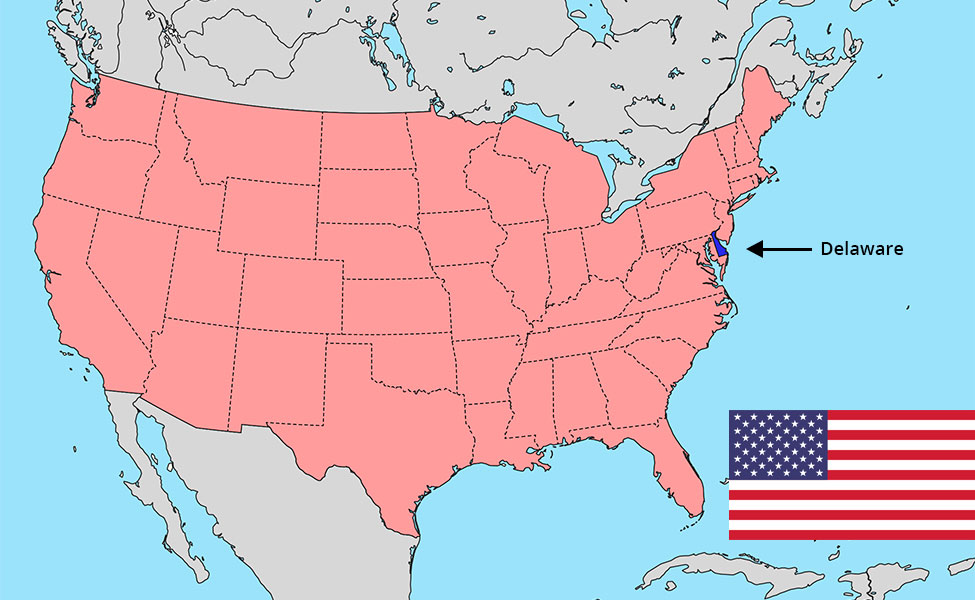 Yhdysvallat, USA, kartta, osavaltiot