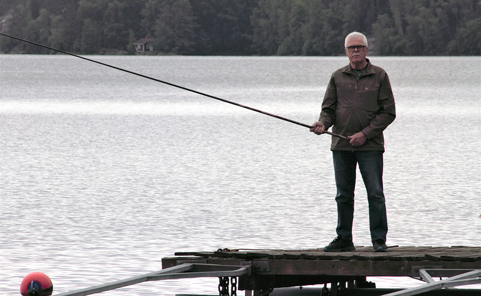 Olli-Pekka Vuori harrastaa ongintaa. Hän onkii pilvisellä säällä, koska silloin kala syö paremmin.